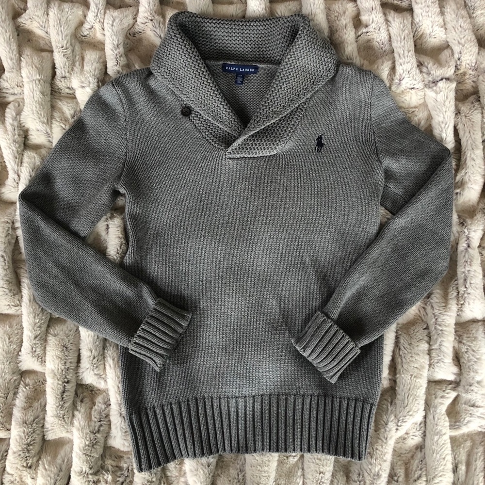 COPY - Ralph Lauren gray sweater/ small